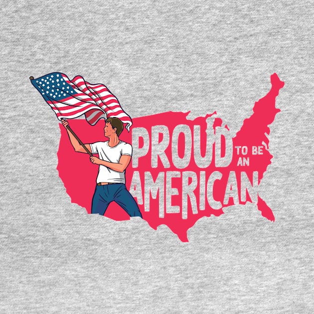 Proud to Be an American // American Patriot USA by SLAG_Creative